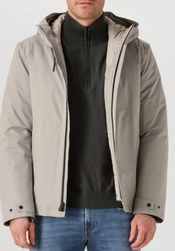 Heren WOOLRICH ecru jack 3in1 crestmont jacket