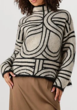 DAMES SECOND FEMALE trui signa knit t-neck