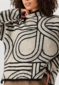 DAMES SECOND FEMALE trui signa knit t-neck