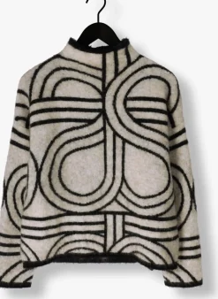 DAMES SECOND FEMALE trui signa knit t-neck