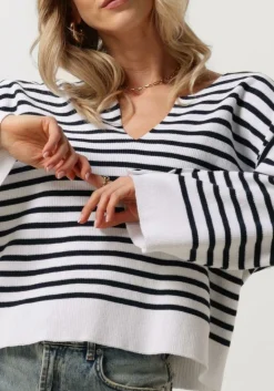 DAMES SUMMUM trui oversized sailor sweater nautical knit