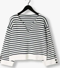 DAMES SUMMUM trui oversized sailor sweater nautical knit