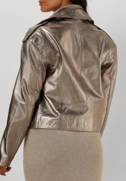 DAMES IBANA en leren jas jioya