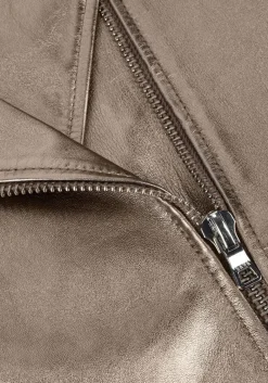 DAMES IBANA en leren jas jioya