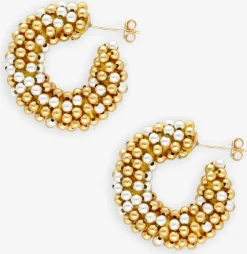 DAMES LOTT. GIOIELLI sieraad ce gb round creole s