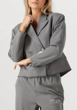 DAMES ALIX THE LABEL grijze blazer double breasted blazer