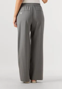 DAMES ALIX THE LABEL grijze wijde broek relaxed pant