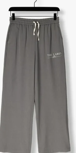 DAMES ALIX THE LABEL grijze wijde broek relaxed pant