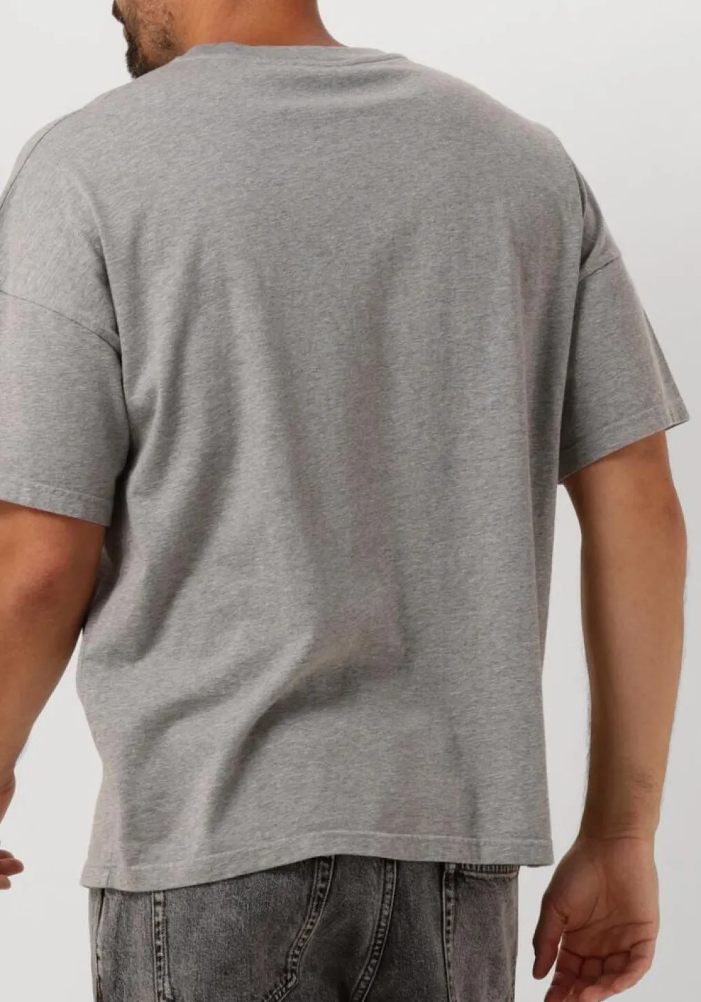 Heren AMERICAN VINTAGE grijze t-shirt fizvalley men