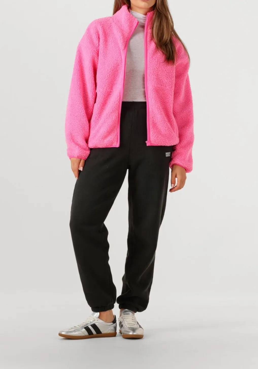 DAMES AMERICAN VINTAGE grijze top massachusetts