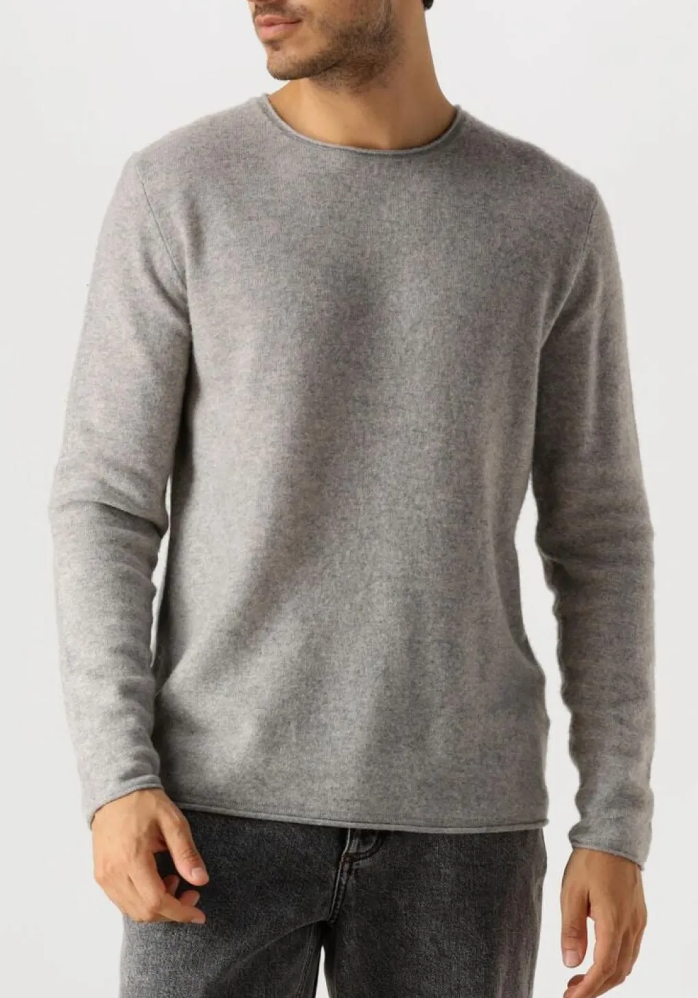 Heren AMERICAN VINTAGE grijze trui ducksbay