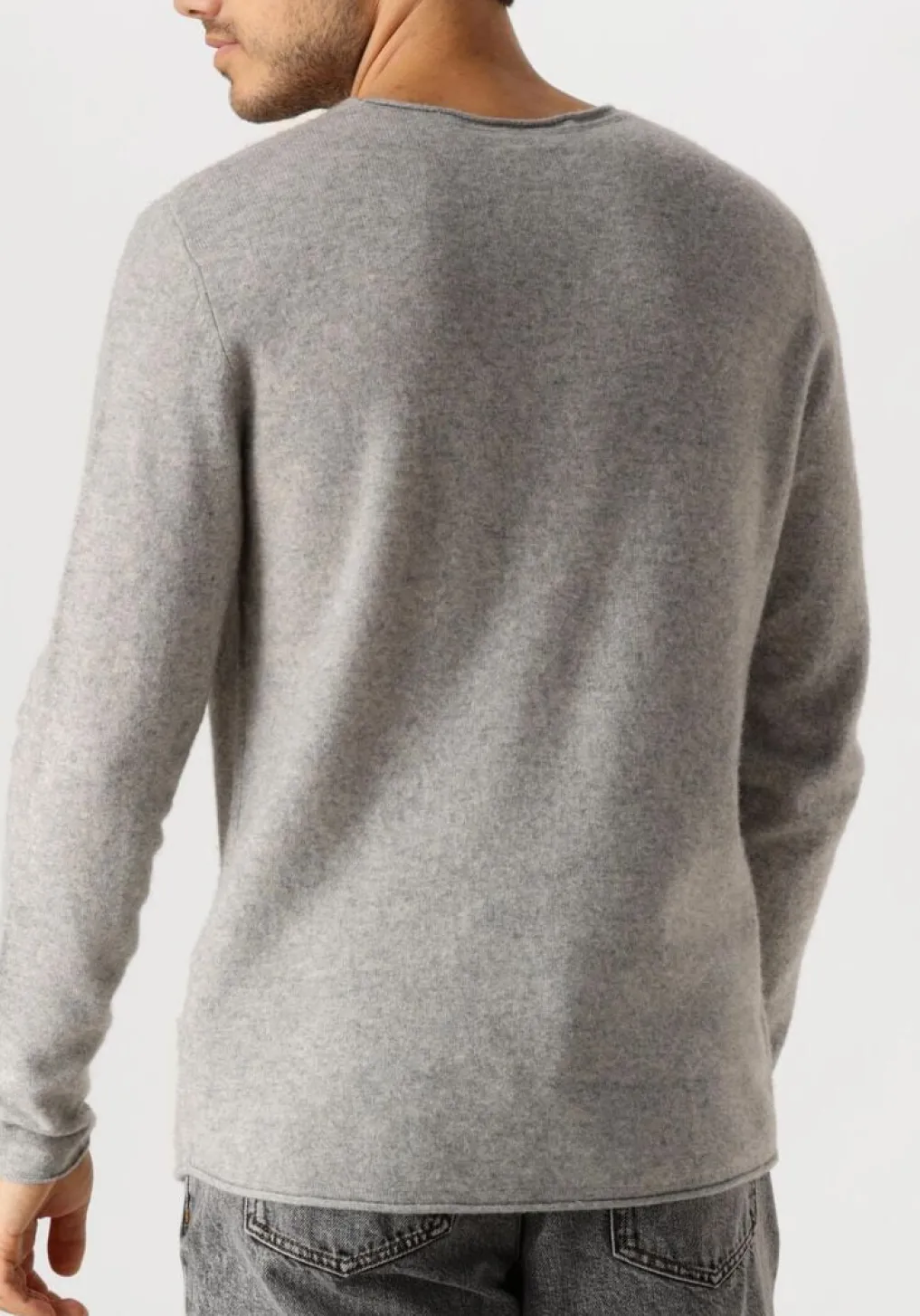 Heren AMERICAN VINTAGE grijze trui ducksbay