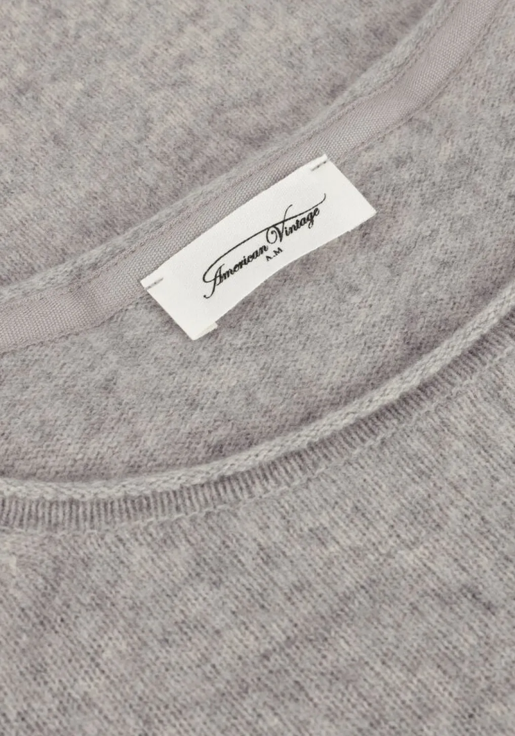 Heren AMERICAN VINTAGE grijze trui ducksbay