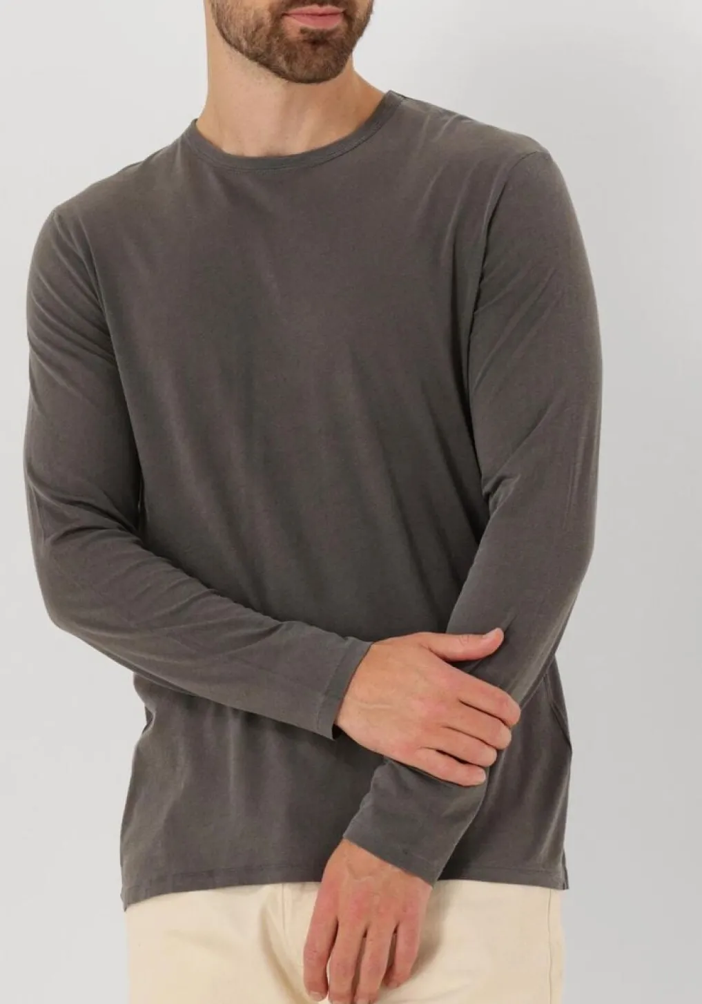 Heren AMERICAN VINTAGE grijze t-shirt devon