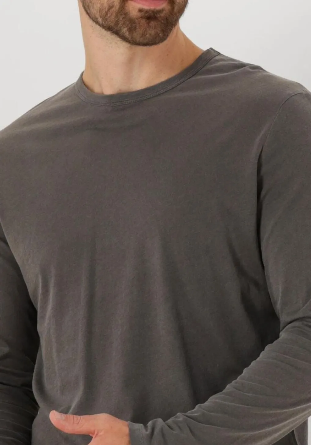 Heren AMERICAN VINTAGE grijze t-shirt devon