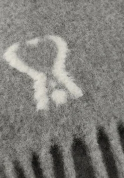 DAMES AMI PARIS grijze sjaal sf673 laine