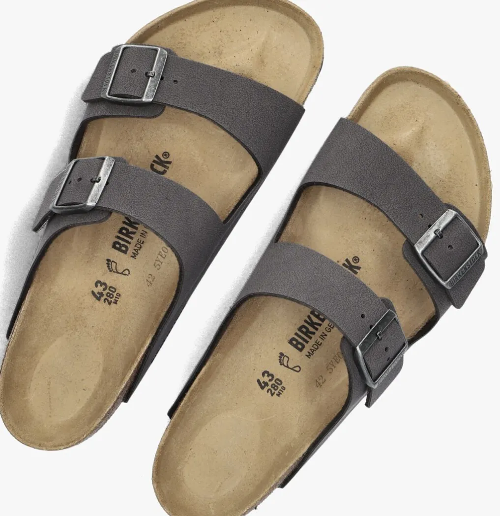 Heren BIRKENSTOCK grijze slippers arizona heren