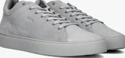 Heren BLACKSTONE grijze lage sneakers crag colton