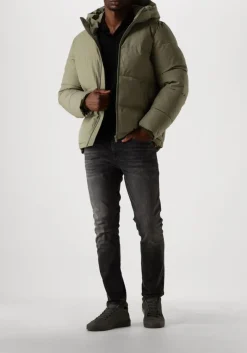 Heren BLACKSTONE grijze lage sneakers crag colton