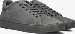 Heren BLACKSTONE grijze lage sneakers crag colton