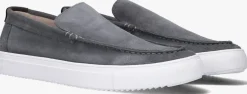 Heren BLACKSTONE grijze loafers giulio