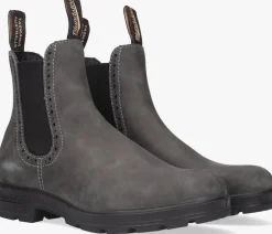 DAMES BLUNDSTONE grijze chelsea boots women's high top
