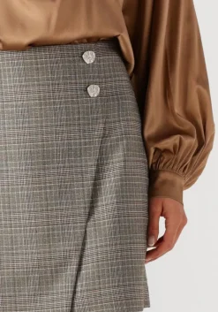 DAMES BRUUNS BAZAAR grijze midirok bbmaina skirt