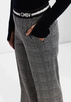 DAMES CAMBIO grijze wijde broek ava