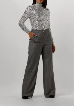 DAMES CAROLINE BISS grijze wijde broek 4530