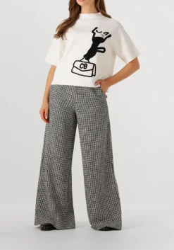 DAMES CAROLINE BISS grijze wijde broek 4508