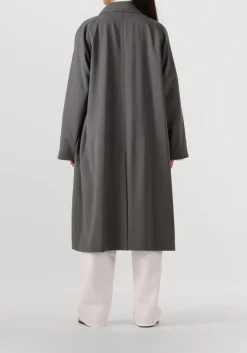 DAMES CLOSED grijze mantel car coat