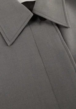 DAMES CLOSED grijze mantel car coat