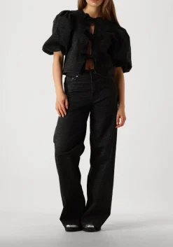 DAMES CO'COUTURE grijze blouses zebra bow blouse