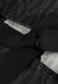 DAMES CO'COUTURE grijze blouses zebra bow blouse