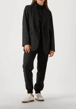 DAMES CO'COUTURE grijze gilet kaya rib turtleneck vest