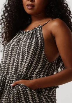 DAMES CO'COUTURE grijze maxi jurk caya strap dress