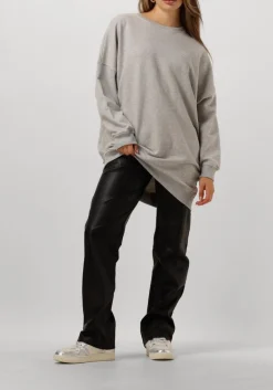 DAMES CO'COUTURE grijze mini jurk clean oversized sweat dress