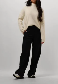 DAMES CO'COUTURE grijze pantalon ida pin wide long pant