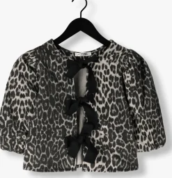 DAMES CO'COUTURE grijze top leocc bow blouse