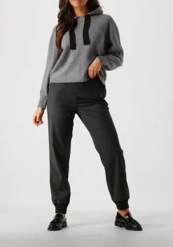 DAMES CO'COUTURE grijze trui row hoodie knit