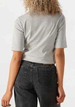 DAMES CO'COUTURE grijze t-shirt grannycc logo tee