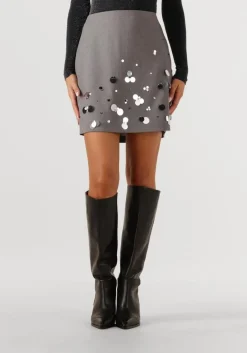 DAMES COPENHAGEN MUSE grijze maxirok cmtailor-skirt