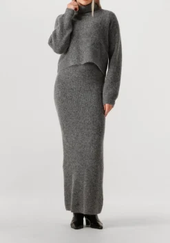 DAMES DANTE6 grijze trui yuria turtle neck sweater