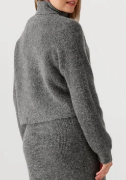 DAMES DANTE6 grijze trui yuria turtle neck sweater
