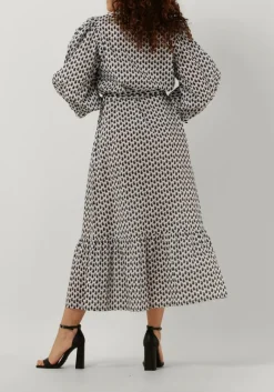 DAMES DEA KUDIBAL grijze midi jurk my ns (co)