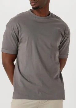Heren DRYKORN grijze t-shirt thilo 520198