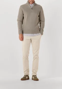 Heren FILIPPO DE LAURENTIIS grijze trui mezza zip ml