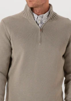 Heren FILIPPO DE LAURENTIIS grijze trui mezza zip ml