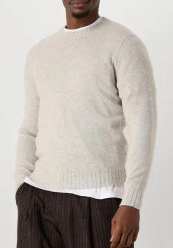 Heren FILIPPO DE LAURENTIIS grijze trui g.collo ml lana cashmere