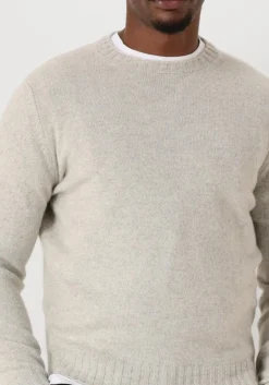 Heren FILIPPO DE LAURENTIIS grijze trui g.collo ml lana cashmere